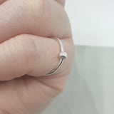 Beaded spinner ring