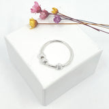 Beaded spinner ring