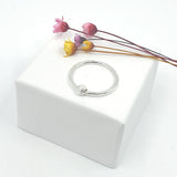 Beaded spinner ring