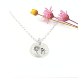 Lily make a wish necklace