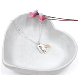 Heart of gold Mum necklace
