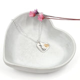 Heart of gold Mum necklace
