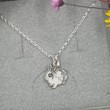 Our Bella bunny rabbit necklace