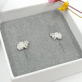 Lop Bunny Rabbit stud earrings