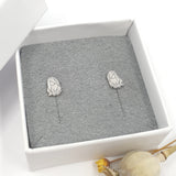 Merlin lop bunny rabbit stud earrings