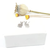 Sky bunny rabbit stud earrings