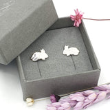 Bunny rabbit stud earrings