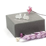 Bunny rabbit stud earrings