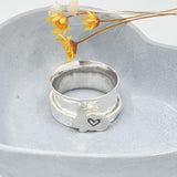 Bella love bunny spinner ring