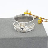 Bella love bunny spinner ring