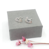 Bella love bunny stud earrings