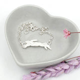 Leaping hare bracelet