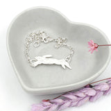 Leaping hare bracelet