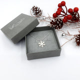 snowflake winter necklace
