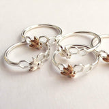 Bee honeycomb ring