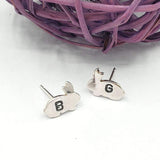 Personalised rabbit stud earrings