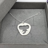Open elephant necklace