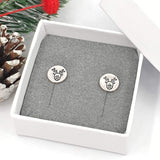 reindeer stud earrings