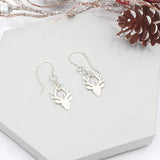 stag drop earrings