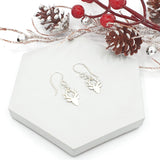 stag drop earrings
