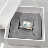 Amazonite spinner ring