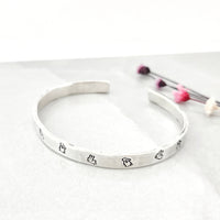 Happy bunny cuff bangle