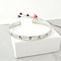 Happy bunny cuff bangle