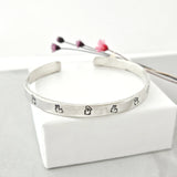 Happy bunny cuff bangle