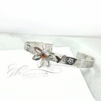 Amber summer vibes cuff bangle