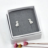 Lulu the Labrador dog stud earrings