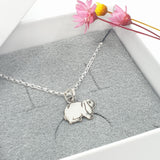 Lop bunny necklace