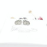 Grace Guinea Pig stud earrings