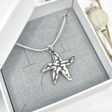 Starfish engraved necklace