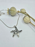 Starfish engraved necklace