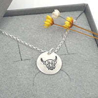Highland Cow necklace