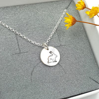 Heather bunny rabbit necklace