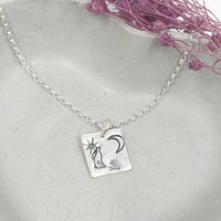 Gazing high Hare necklace