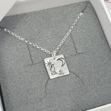 Gazing high Hare necklace