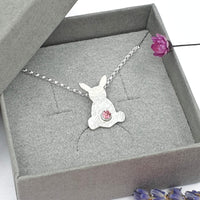 Bunny rabbit necklace