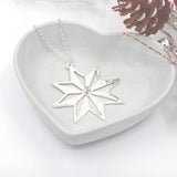 Large star and Moonstone necklace