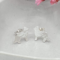 Labrador dog stud earrings