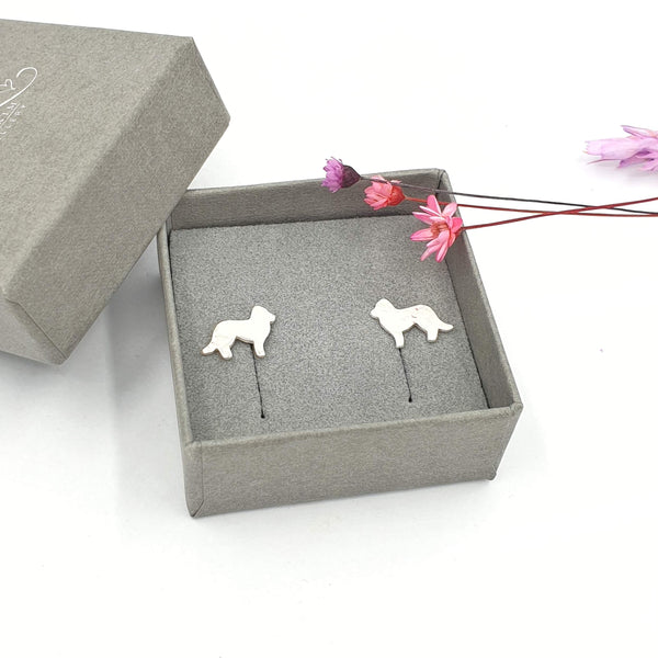 Labrador dog stud earrings