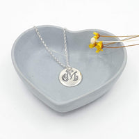 Personalised initial necklace large
