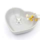 muffin love bunny necklace