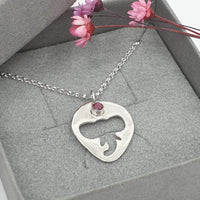 elephant necklace with Ruby
