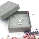 Personalised bunny rabbit necklace