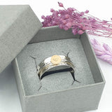 Rose Gold heart spinner ring