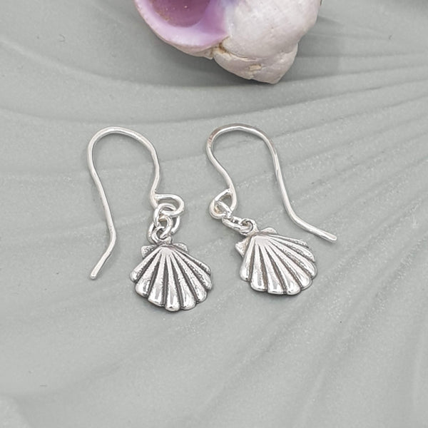 seashell drop earrings