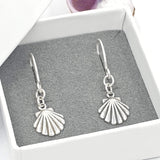 seashell drop earrings