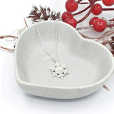 snowflake winter necklace